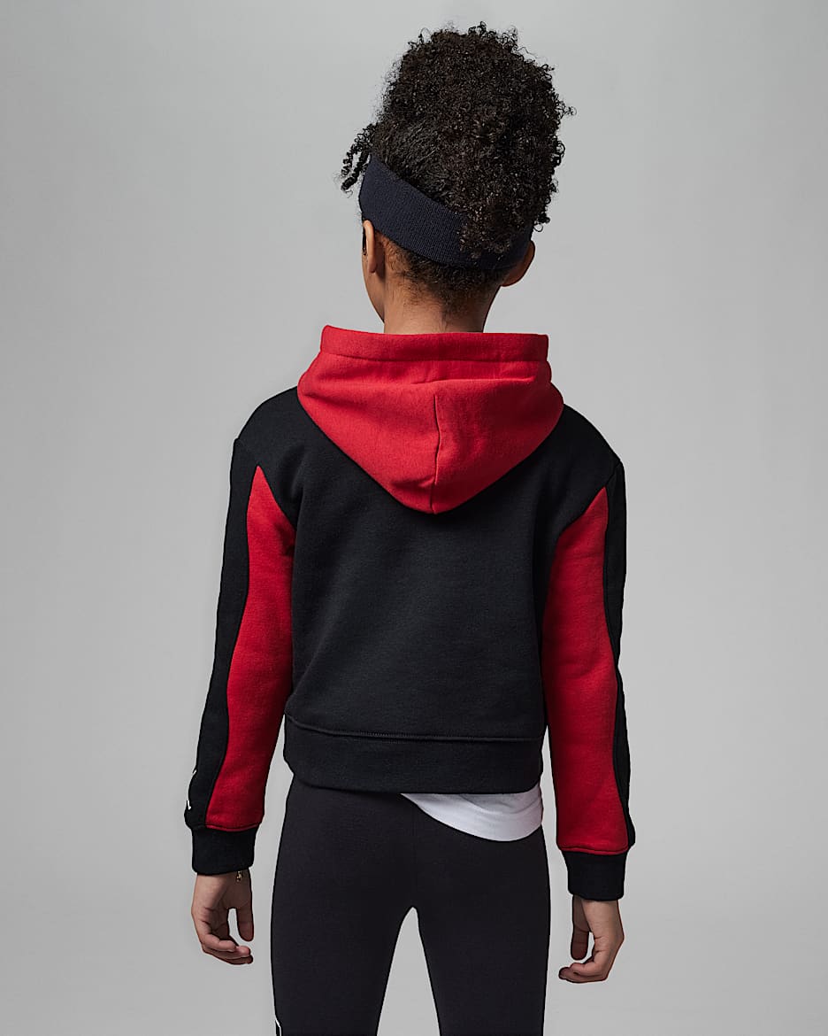 Jordan Air 11 Varsity Pullover Hoodie Little Kids Hoodie Black